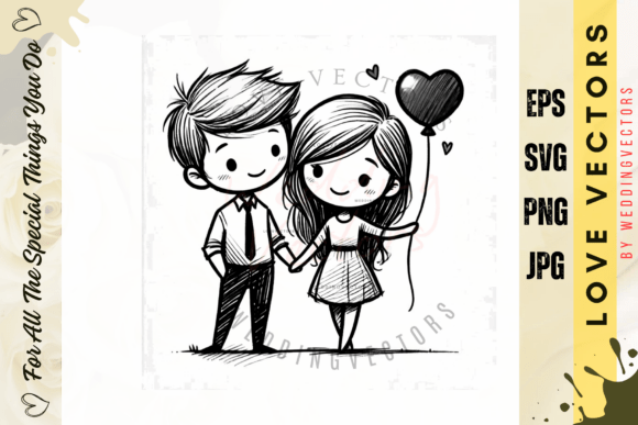 Timeless Romance: Using Wedding Vectors C2718