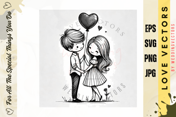 Wedding Couple and Love Vectors - C2660: A Designer's Guide