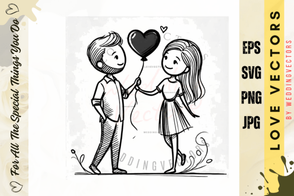 Wedding Couple and Love Vectors - C2692: A Designer's Review